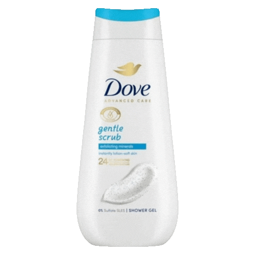 Dove Jabon Liquido Gentle Scrub 400 ml.