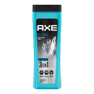 Axe Ice Chill Shampoo 3 en 1 de 400 ml.
