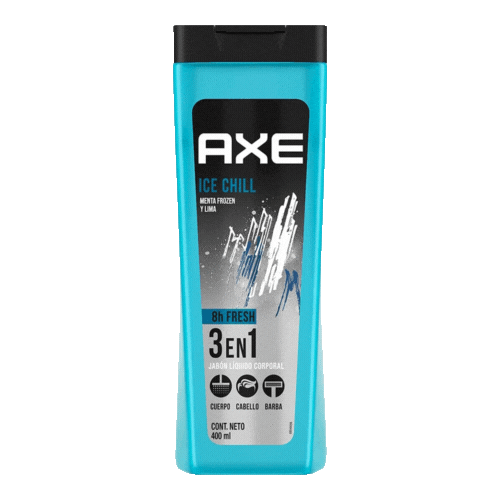 Axe Ice Chill Shampoo 3 en 1 de 400 ml.