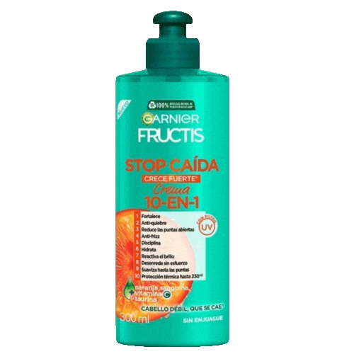 Garnier Stop Caida 10 en 1 Crema Fructis 300ml. Naranja