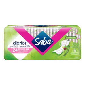 Saba Protectores Diarios Confort Manzanilla 24 Piezas