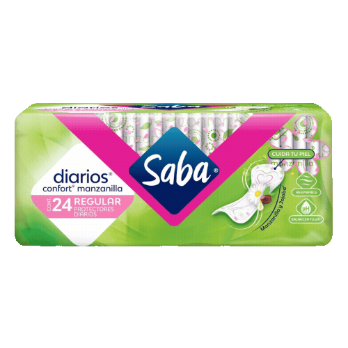 Saba Protectores Diarios Confort Manzanilla 24 Piezas