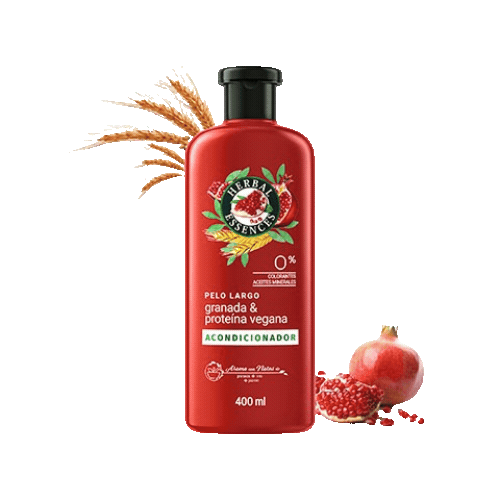 Granada & Proteina Vegana Pelo Largo Acondic 400 ml.
