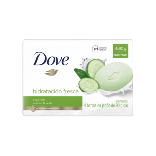 Dove Jabon Barra Hidratacion Fresca Pepino 90 grs.