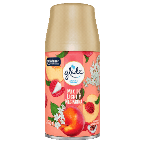 Glade Aromatizante Mix de Lichi y Nectarin 270 ml.