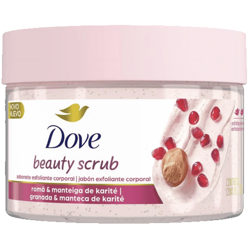 Jabon Exfoliante Granada y Manteca de Kar 280 grs.Dove
