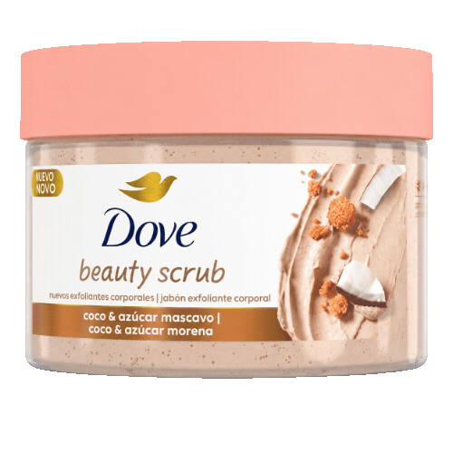 759 Jabon Exfoliante Coco Y Azucar Morena 280 grs.Dove