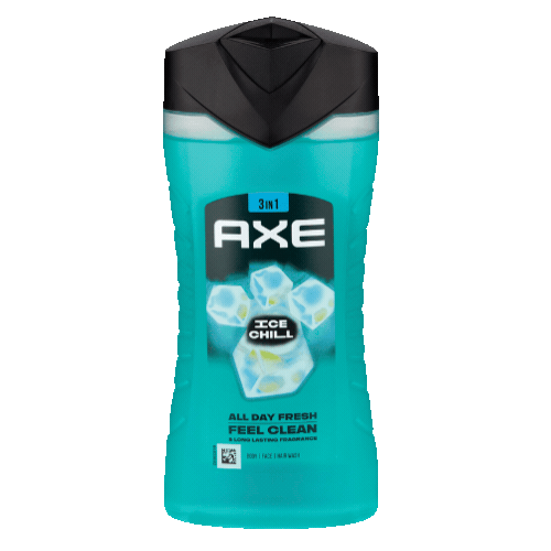 812 Axe Ice Chill Shampoo 3 en 1 de 400 ml.
