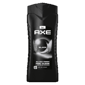 813 Shampoo 3 en 1 Axe Black 400 ml.