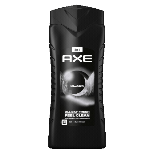 813 Shampoo 3 en 1 Axe Black 400 ml.